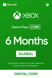 Xbox Game Pass Core 6 Months - Xbox Live - Digital Code