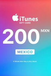 Apple iTunes $200 MXN Gift Card (MX) - Digital Code