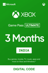 Xbox Game Pass Ultimate 3 Months (IN) - Xbox Live - Digital Code