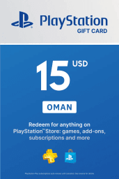 PlayStation Network Card 15 USD (OM) PSN Key Oman