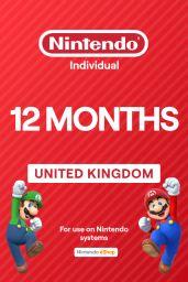 Nintendo Switch Online 12 Months Individual Membership (UK) - Digital Code