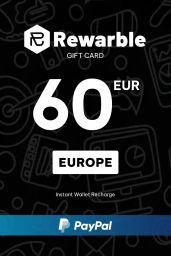 Rewarble Paypal €60 EUR Gift Card (EU) - Rewarble - Digital Code