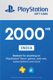 PlayStation Network Card 2000 INR (IN) PSN Key India