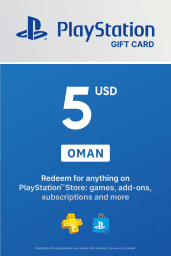 PlayStation Network Card 5 USD (OM) PSN Key Oman