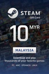 Steam Wallet 10 MYR Gift Card (MY) - Digital Code