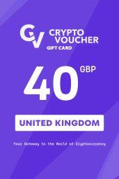 Crypto Voucher Bitcoin (BTC) 40 GBP Gift Card (UK) - Digital Code