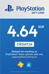 PlayStation Network Card 4.64 EUR (HR) PSN Key Croatia
