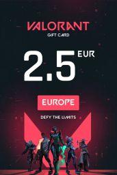Valorant €2.5 EUR Gift Card (EU) - Digital Code