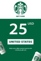 Starbucks $25 USD Gift Card (US) - Digital Code