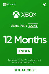 Xbox Game Pass Core 12 Months (IN) - Xbox Live - Digital Code