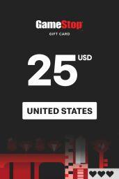 GameStop $25 USD Gift Card (US) - Digital Code