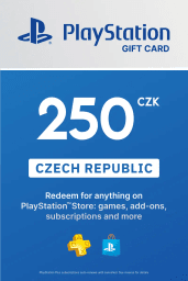 PlayStation Network Card 250 CZK (CZ) PSN Key Czech Republic