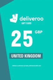 Deliveroo £25 GBP Gift Card (UK) - Digital Code