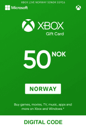 Xbox 50 NOK Gift Card (NO) - Digital Code