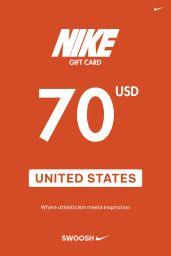 Nike 70 USD Gift Card (US) - Digital Code