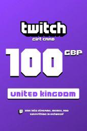 Twitch £100 GBP Gift Card (UK) - Digital Code