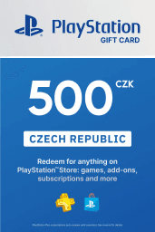 PlayStation Store 500 CZK Gift Card (CZ) - Digital Code