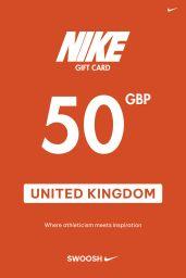 Nike 50 GBP Gift Card (UK) - Digital Code