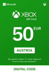 Xbox €50 EUR Gift Card (AT) - Digital Code