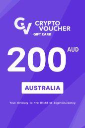Crypto Voucher Bitcoin (BTC) $200 AUD Gift Card (AU) - Digital Code