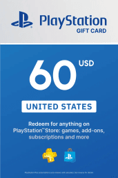 PlayStation Store $60 USD Gift Card (US) - Digital Code