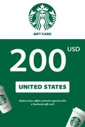 Starbucks $200 USD Gift Card (US) - Digital Code