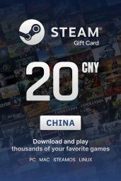 Steam Wallet ￥20 CNY Gift Card (CN) - Digital Code