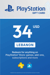 PlayStation Store $34 USD Gift Card (LB) - Digital Code