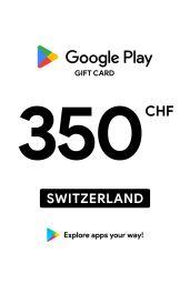Google Play 350 CHF Gift Card (CH) - Digital Code