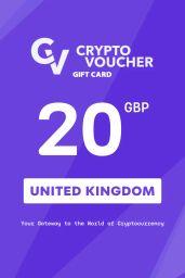 Crypto Voucher Bitcoin (BTC) 20 GBP Gift Card (UK) - Digital Code