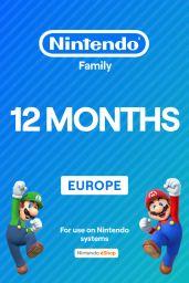 Nintendo Switch Online 12 Months Family Membership (EU) - Digital Code