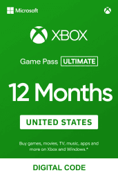 Xbox Game Pass Ultimate 12 Months (US) - Xbox Live - Digital Code