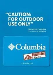 Columbia Sportswear $100 CAD Gift Card (CA) - Digital Code
