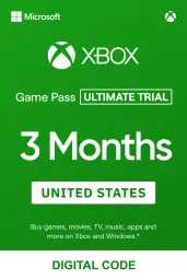 Product Image - Xbox Game Pass Ultimate 3 Months Trial (US) - Xbox Live - Digital Code