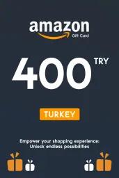 Amazon ₺400 TRY Gift Card (TR) - Digital Code
