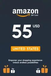 Amazon $55 USD Gift Card (US) - Digital Code