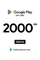 Product Image - Google Play ₹2000 INR Gift Card (IN) - Digital Code
