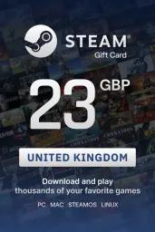 Steam Wallet £23 GBP Gift Card (UK) - Digital Code