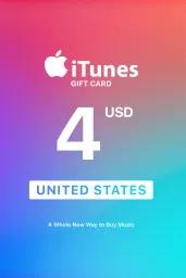 Apple iTunes $4 USD Gift Card (US) - Digital Code