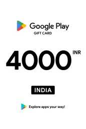 Product Image - Google Play ₹4000 INR Gift Card (IN) - Digital Code