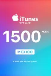 Apple iTunes $1500 MXN Gift Card (MX) - Digital Code