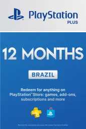 Product Image - PlayStation Plus 12 Months Membership (BR) - PSN - Digital Code
