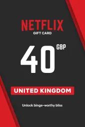 Netflix £40 GBP Gift Card (UK) - Digital Code