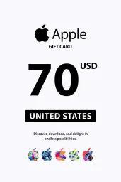 Apple $70 USD Gift Card (US) - Digital Code