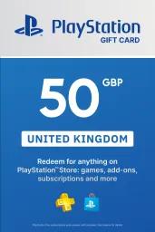 PlayStation Store £50 GBP Gift Card (UK) - Digital Code