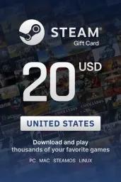 Steam Wallet $20 USD Gift Card (US) - Digital Code