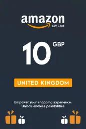 Amazon £10 GBP Gift Card (UK) - Digital Code