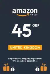 Amazon £45 GBP Gift Card (UK) - Digital Code