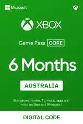Product Image - Xbox Game Pass Core 6 Months (AU) - Xbox Live - Digital Code