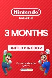 Nintendo Switch Online 3 Months Individual Membership (UK) - Digital Code